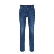 Men Cotton Slim Pants Retro Youth Soft Casual Jeans